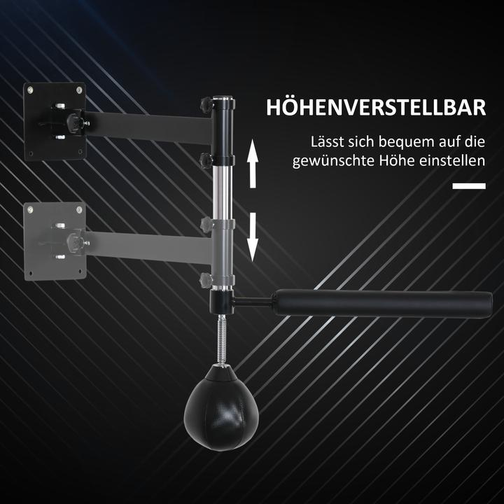 Produktbild Homcom Speedboxen-Trainer mit Reflexstange (79 cm, 6 kg)