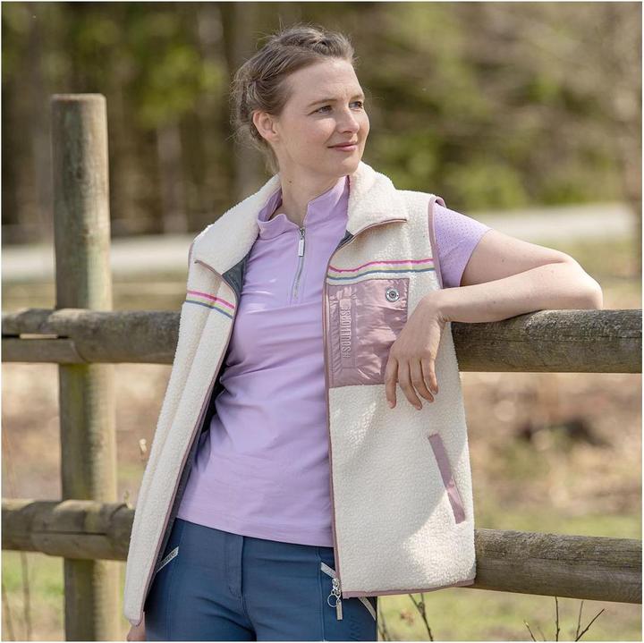 Actual product image Soulhorse Teddyfleece Weste Rainbow Unicorn (M)
