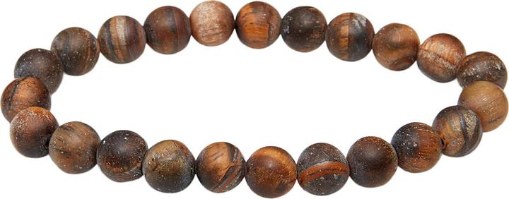 Leyda Armband Herren Tigerauge Braun (19 cm, Stein)