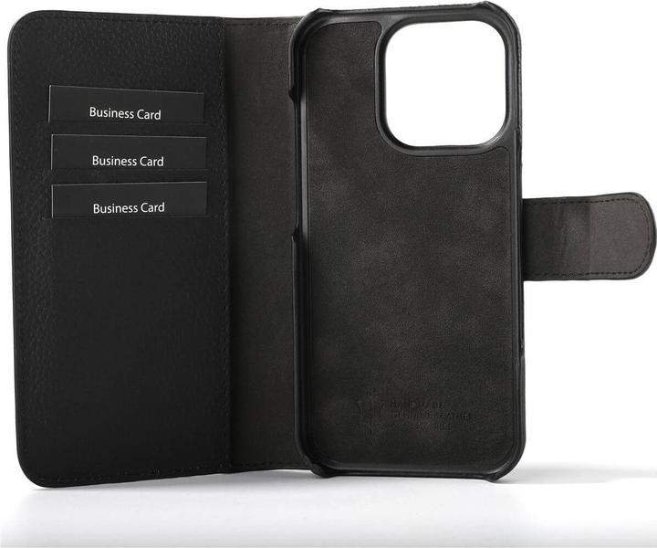 Produktbild Mike Galeli Book-Cover Echtleder Joss black (Apple iPhone 16 Pro Max)