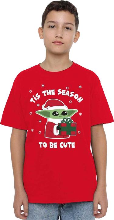Immagine prodotto Star Wars Tis The Christmas Season Maglietta Grogu Bambini (140)