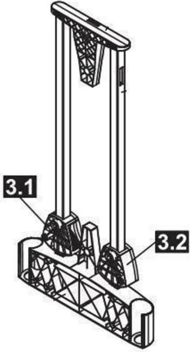 Actual product image Sponeta 1 side guide left