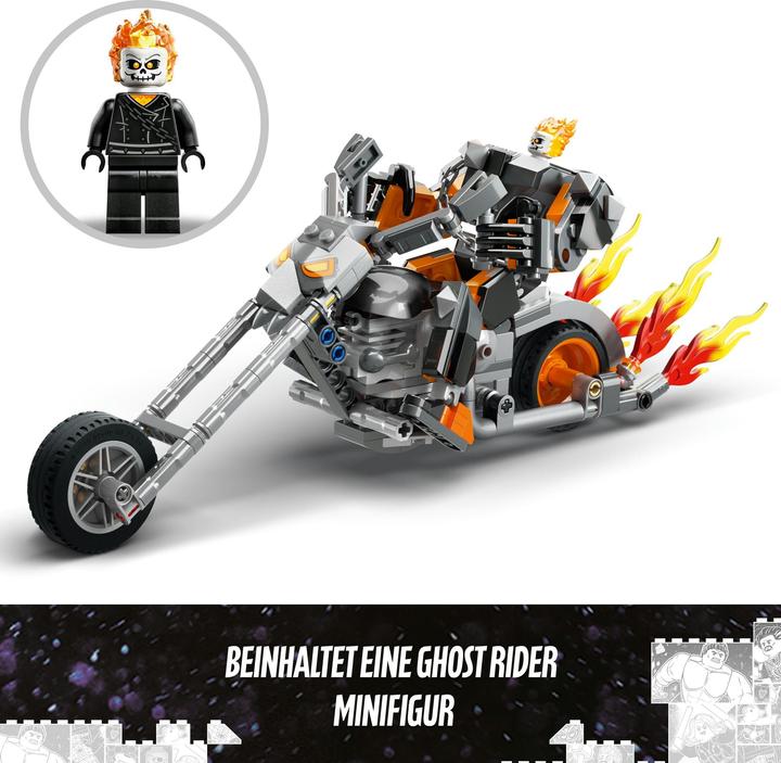 Actual product image LEGO 76245 Ghost Rider with Mech & Bike (76245, LEGO Marvel)