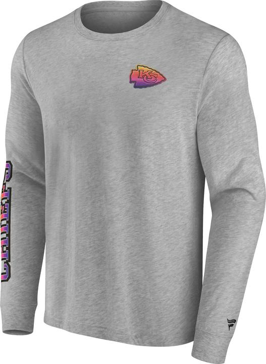 Actual product image Fanatics Kansas City Chiefs Gradient LS Crew T-Shirt L (L)