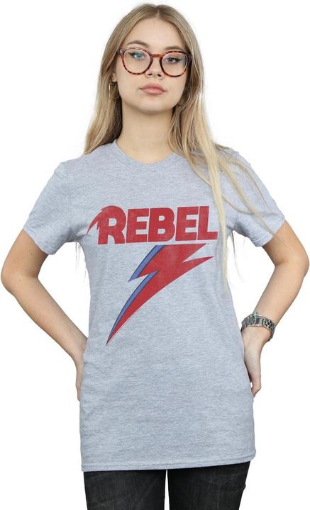 Produktbild David Bowie Distressed Rebel TShirt (L)