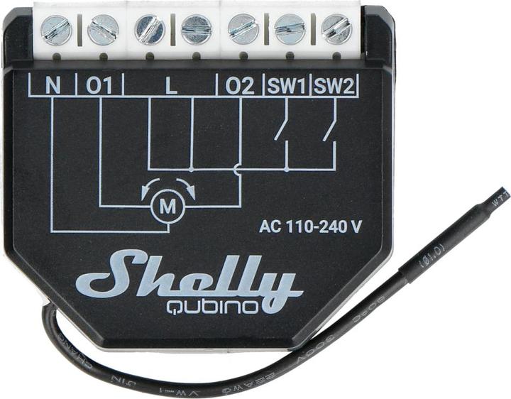 Produktbild Shelly Qubino Wave Shutter (Schaltaktor, Rolladenaktor)