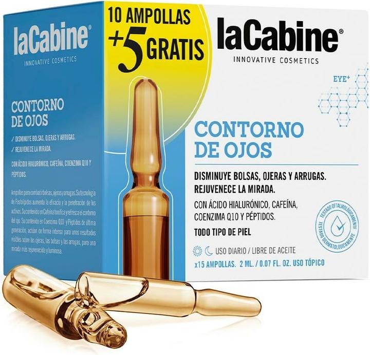Actual product image La Cabine AMPOLLAS CONTORNO DE OJOS promo 10 x 2 ml + 5 x 2 ml (Eau de parfum, 2 ml)
