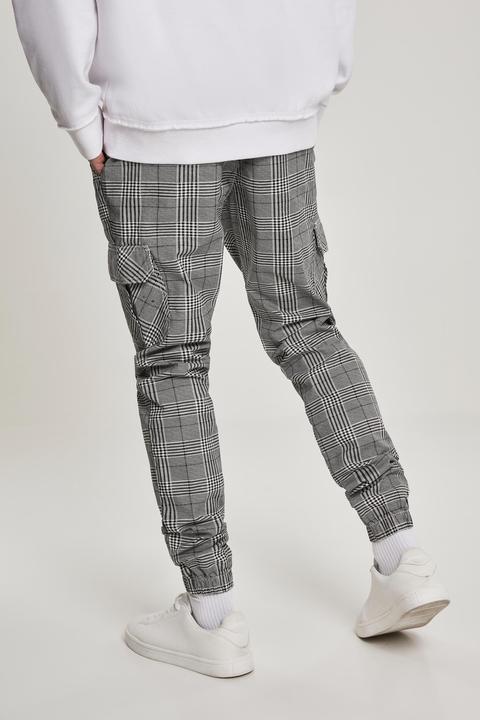 Actual product image Urban Classics AOP Glencheck Cargo Jog Pants (XL)