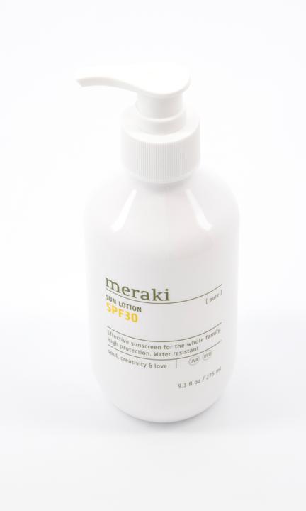 Actual product image Meraki Sunscreen, Pure (Suntan cream, SPF 30, 576 ml, 280 g)