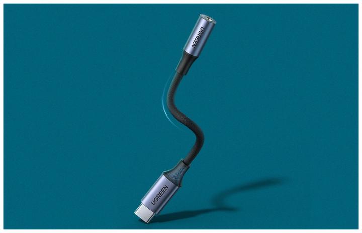 Produktbild Ugreen USB-C zu 3.5mm Buchse Adapter mit DAC Chip (USB Typ C, 3.5mm Klinke)
