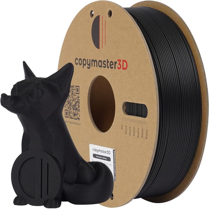 Image du produit Copymaster3D PLA Carbon Filament for 3D Printer, 1.75 mm, Ash (Carbone, 1.75 mm, 1260 g)