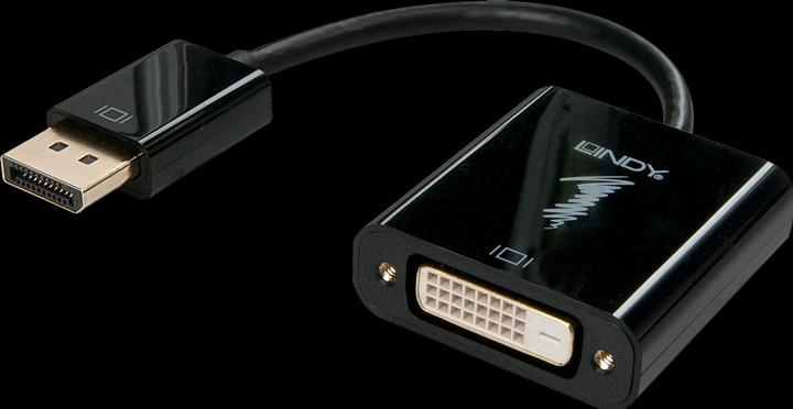Actual product image Lindy DisplayPort to DVI-D Adapter (active, Eyefinity, Surround, Collage compatible) (DVI, 15 cm)