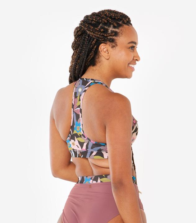 Image du produit Olaian Haut de maillot de bain surf brassière Femme - Ana azalea (80)