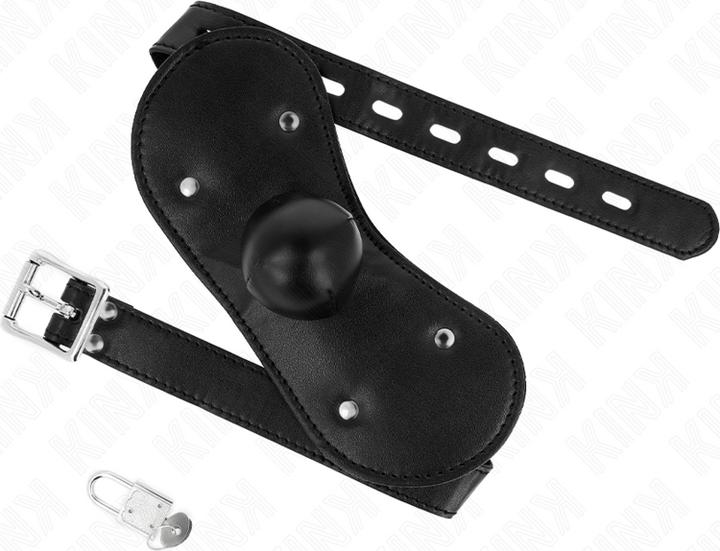 Actual product image Pipedream Kink - Ball Gag Mouth Mask With Lock Adjustable 42-60 cm