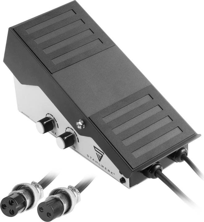 Actual product image Stahlwerk TIG foot pedal AC/DC TIG 200 Pulse Pro and AC/DC TIG 200 Pulse Pro Digital