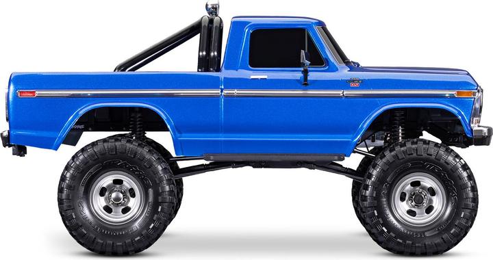 Immagine prodotto Traxxas TRX-4 79 Ford F150 High-Trail 1/10 Crawler RTR blu spazzolato, senza batteria e caricatore (RTR pronto all'uso)