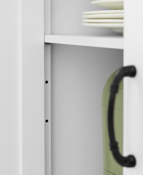 Actual product image SoBuy Design kitchen cabinet white Kitchen trolley with drawers