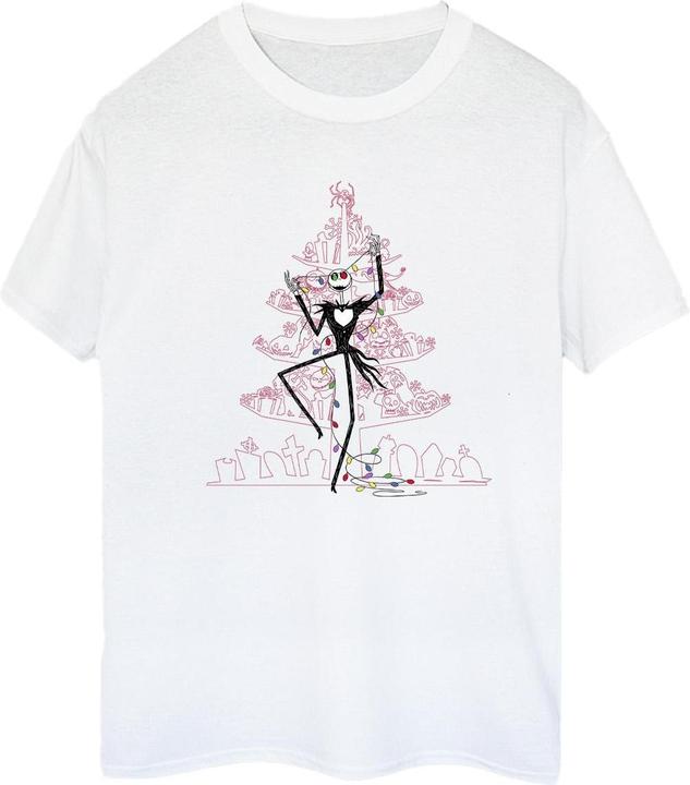 Disney The Nightmare Before Christmas Tree Pink TShirt (S)