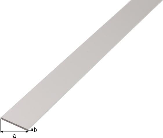 Productafbeelding Magni Alberts 473020 Platte staaf aluminium, zilver geanodiseerd 1000 x 20 x 2 mm