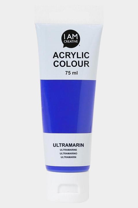 Produktbild I Am Creative Basic Acryl, Acrylfarbe auf Wasserbasis, 75 ml (Ultramarin, 75 ml)