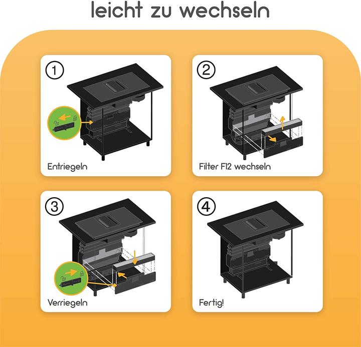 Image du produit Purero Filtre à charbon actif 17000822 pour Siemens HZ381700 / Bosch HEZ381700 / Neff Z8500X0