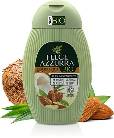 Image du produit Felce Azzurra Gel douche Amande et noix de coco bio 250 ml (250 ml)