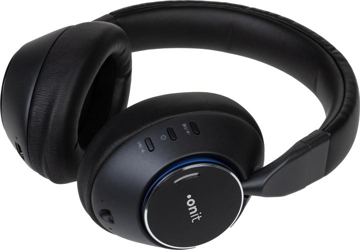 Actual product image Onit Wireless Over-Ear Headphones Premium Black (ANC, 25 h, Wireless)