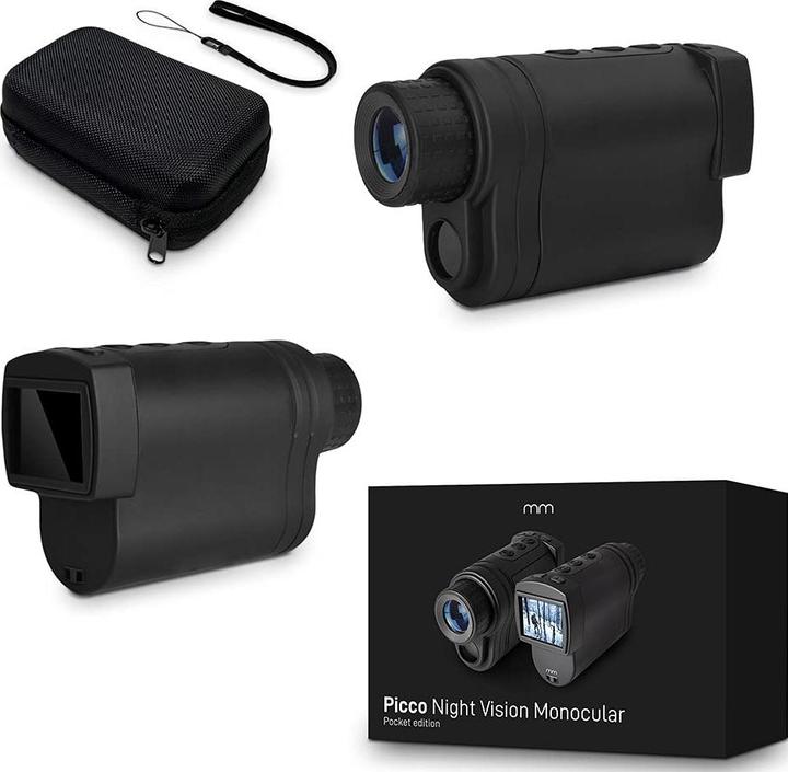 Actual product image Mikamax mm Picco Night Vision Monoculair - Monocular - Binoculars - Night Vision Goggles - For Hiking