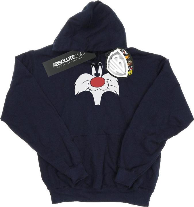 Immagine prodotto Looney Tunes Sylvester Big Face Felpa con Cappuccio Uomo (XL)