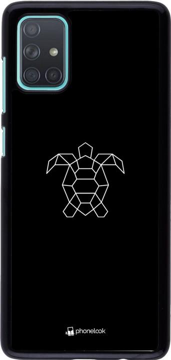 Actual product image PhoneLook Cover Turtles lines on black (Samsung Galaxy A71)