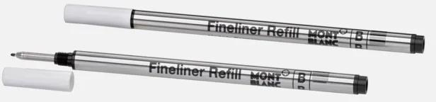 Image du produit Montblanc Mines Finliner B 128247 mystery black 2 pièces (Recharger, Noir, 0.60 mm)