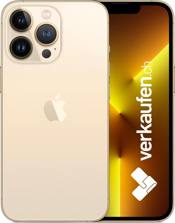 Produktbild verkaufen.ch iPhone 13 Pro (128 GB, Gold, 6.10", 12 Mpx, SIM + eSIM, B / Sehr gut)