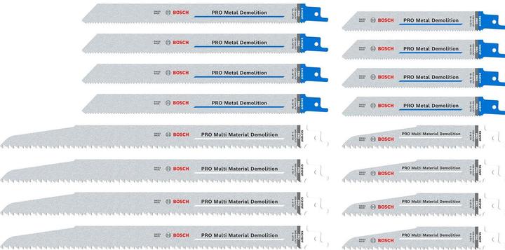 Produktbild Bosch Professional Zubehör PRO Tough Box Demolition Blatt-Set, 16-tlg.