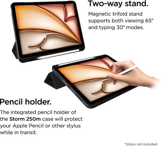 Image du produit Eiger Storm 250 Stylus Case (iPad Air 13 2024 (M2), iPad Pro 12.9 2018 (3. Gen), iPad Pro 12.9 2020 (4. Gen), iPad Pro 12.9 2021 (5ème génération), iPad Pro 12.9 2022 (6e génération), iPad Air 13 2025)
