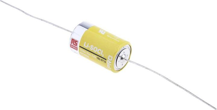 Produktbild Rs Pro 1/2 AA Batterie, 3.6V / 1.2Ah Li-Thionylchlorid, Drahtanschluss (AA, 1200 mAh)