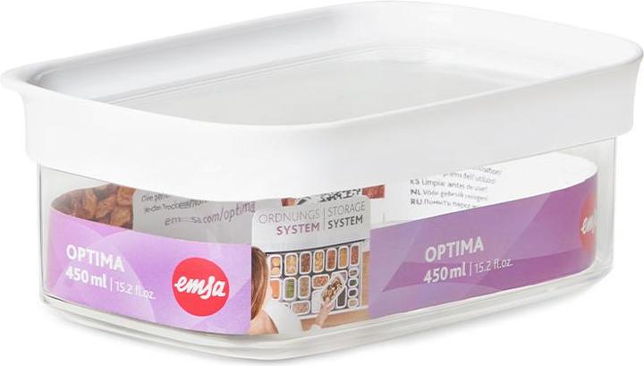 Actual product image Emsa Storage Jar Optima 0,45l square (0.45 l)
