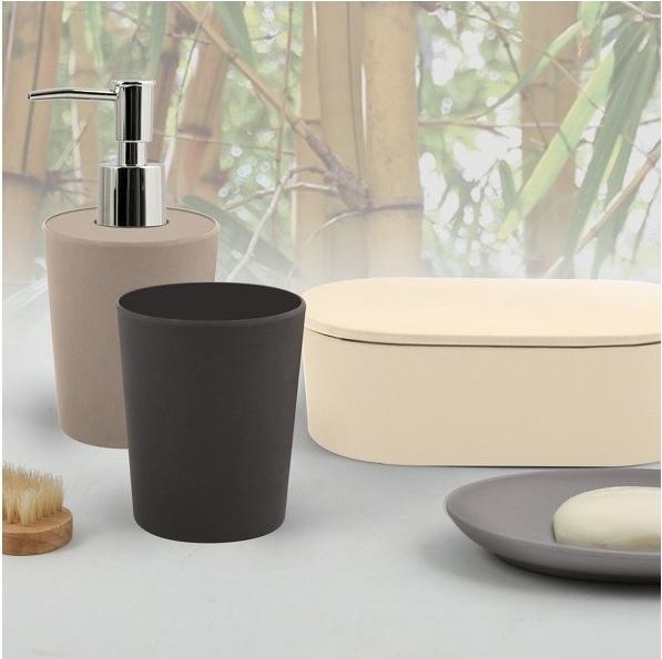 Produktbild spirella Zahnputzbecher Takeo Taupe (7.5 x 9.5 cm)