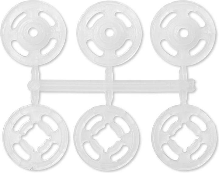 Immagine prodotto Prym Bottone a pressione da cucire, trasparente 13 mm, in cartoncino 12 pezzi.
