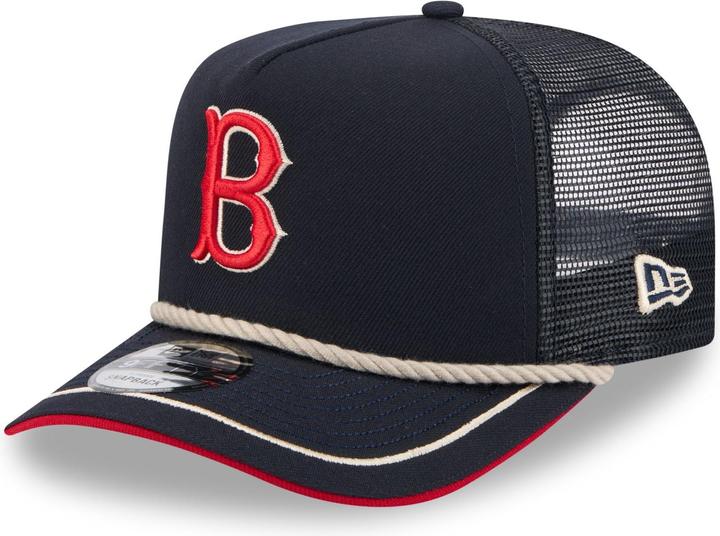 Actual product image New Era 9Fifty Trucker Cap - Vintage Rope Boston Red Sox