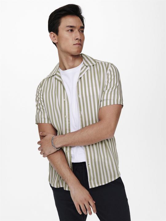 Immagine prodotto Only & Sons Camicia a maniche corte a righe (XS)