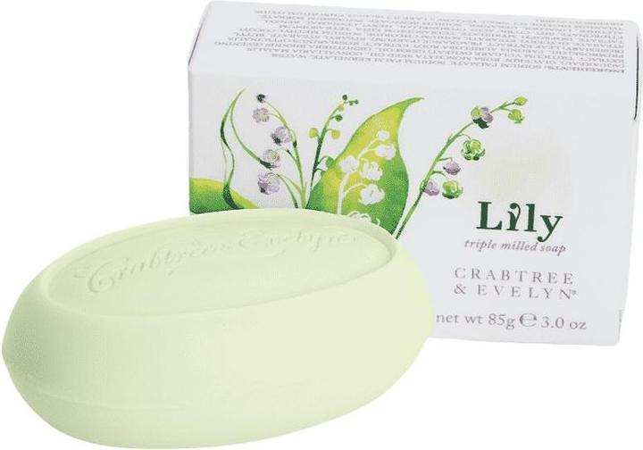 Actual product image Trussardi Crabtree Evelyn Lily Triple Milled Single Bar Soap 85g - New in Box (Hard soap)