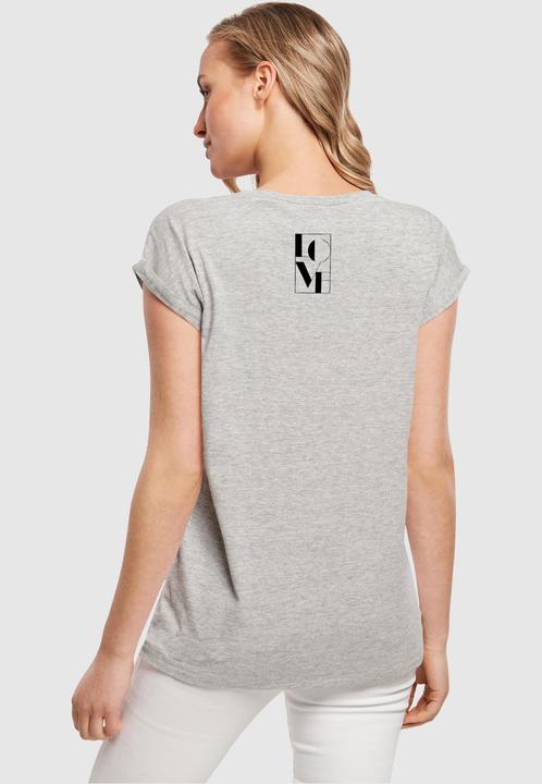 Produktbild Merchcode Ladies Love Extended Shoulder Tee - 113381 (XXL)