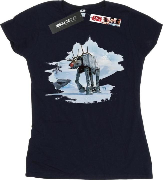 Star Wars Christmas ATAT Reindeer TShirt (L)