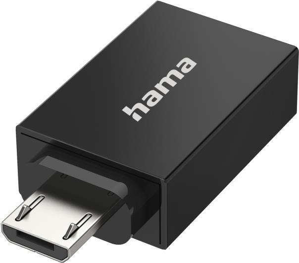 Produktbild Hama USB-OTG-Adapter, Micro-USB-Stecker - USB-Buchse, USB 2.0, 480 Mbit/s (Micro USB)
