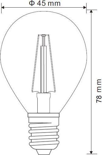 Produktbild Globo LED Leuchtmittel nickel matt 2xE14 ILLU (E14, 4 W, 400 lm, 2 x, F)