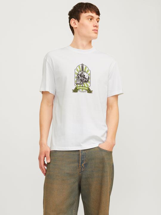 Image du produit Jack & Jones Jorseven Skull Tee Ss Crew Neck Sn (XS)
