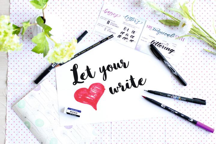Produktbild Tombow Lettering-Set für Fortgeschrittene (Mehrfarbig, 10 x)