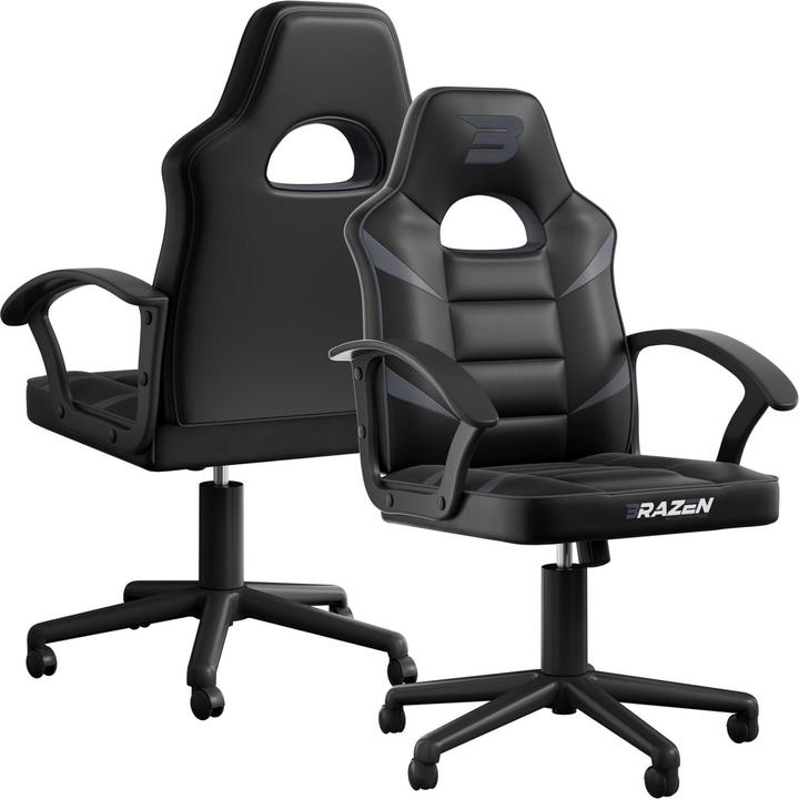 Image du produit Brazen Gaming Chairs Brazen Valor Mid Back Gaming Chair Grey
