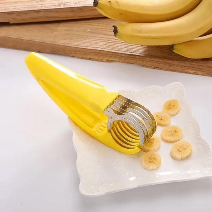 Actual product image ASMI Stainless steel banana slicer, fruit slicer, vegetable slicer