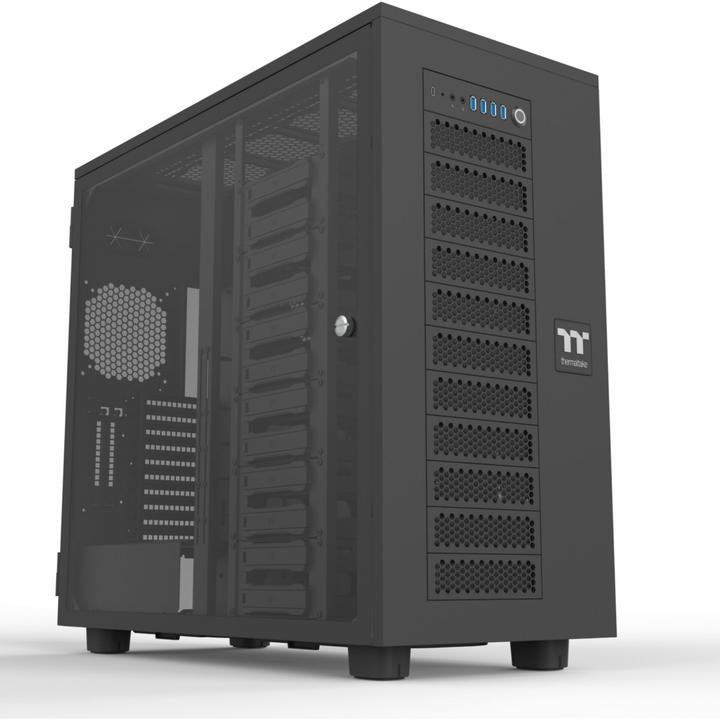 Produktbild Thermaltake Geh AX700 Super Tower Black retail (XL-ATX, Mini-ITX, SSI EEB, E-ATX, ATX, mATX, SSI CEB)